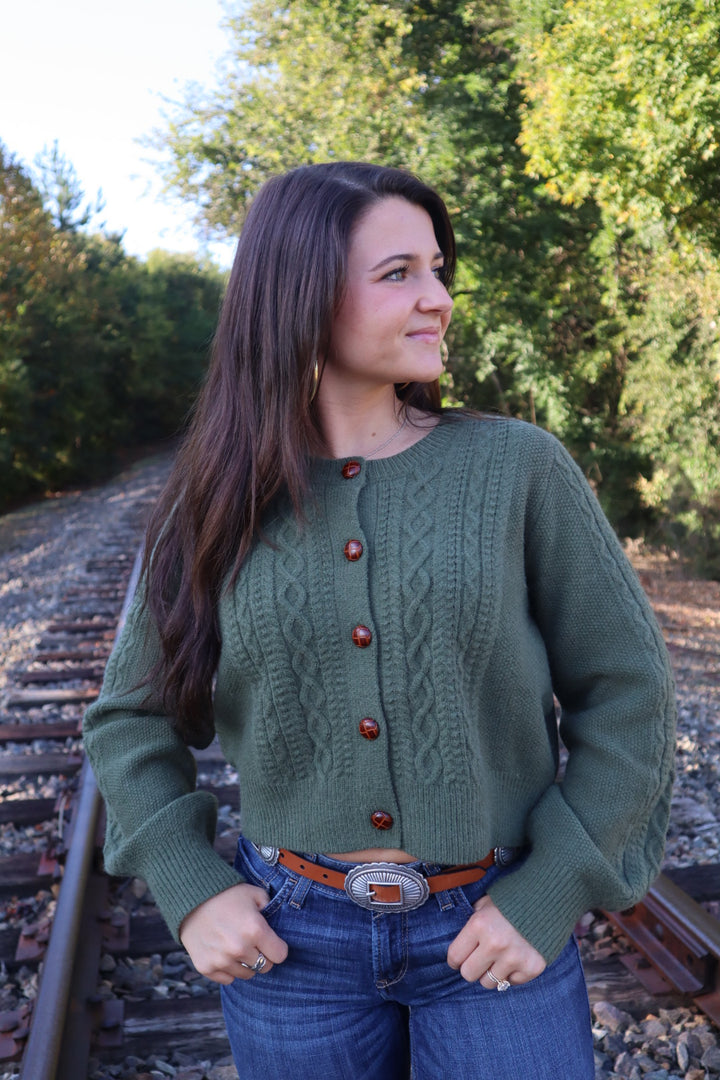 Genevieve Cable Knit Sweater