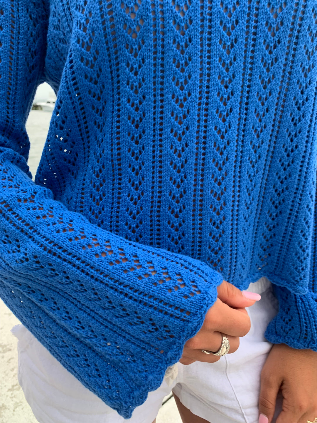 Grotto Pointelle Sweater