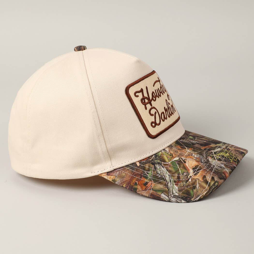 Howdy Darlin' Camo Trucker Hat