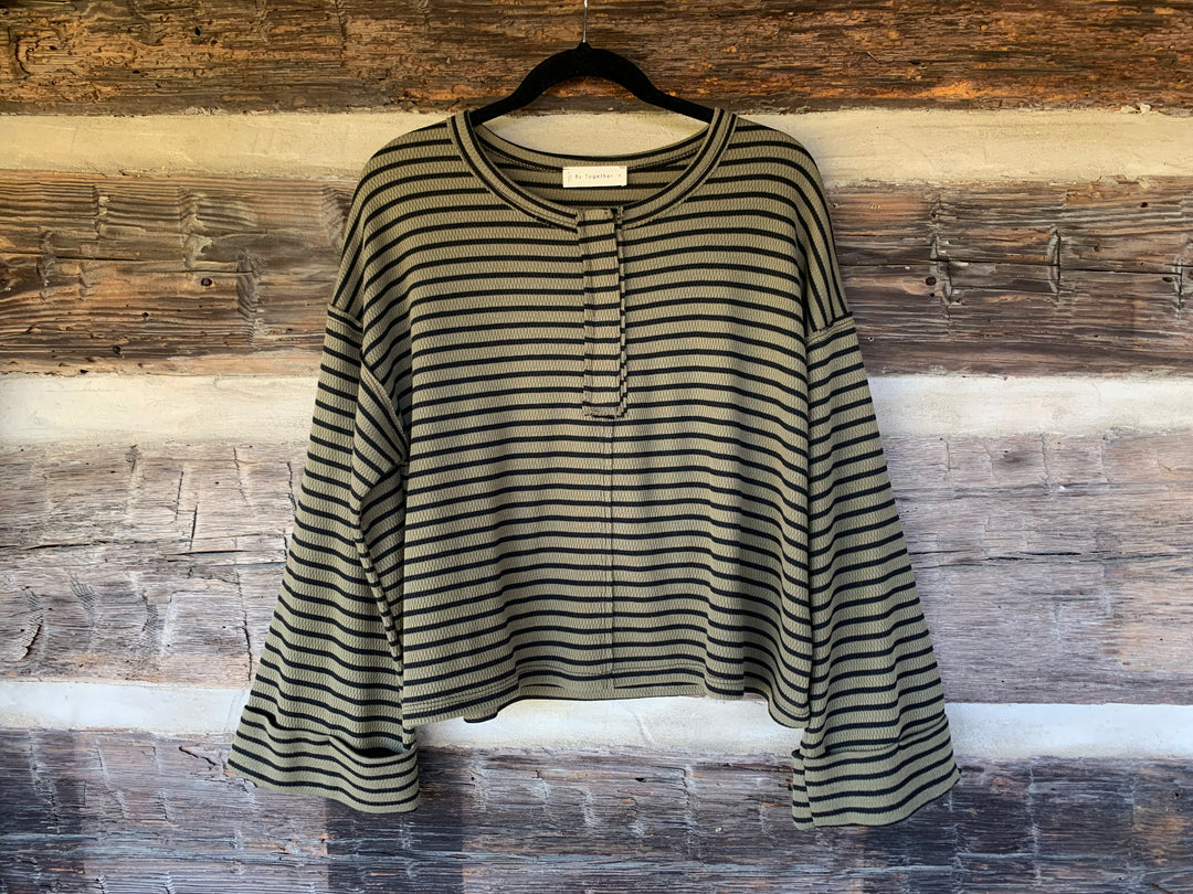 Ember Striped Long Sleeve Shirt