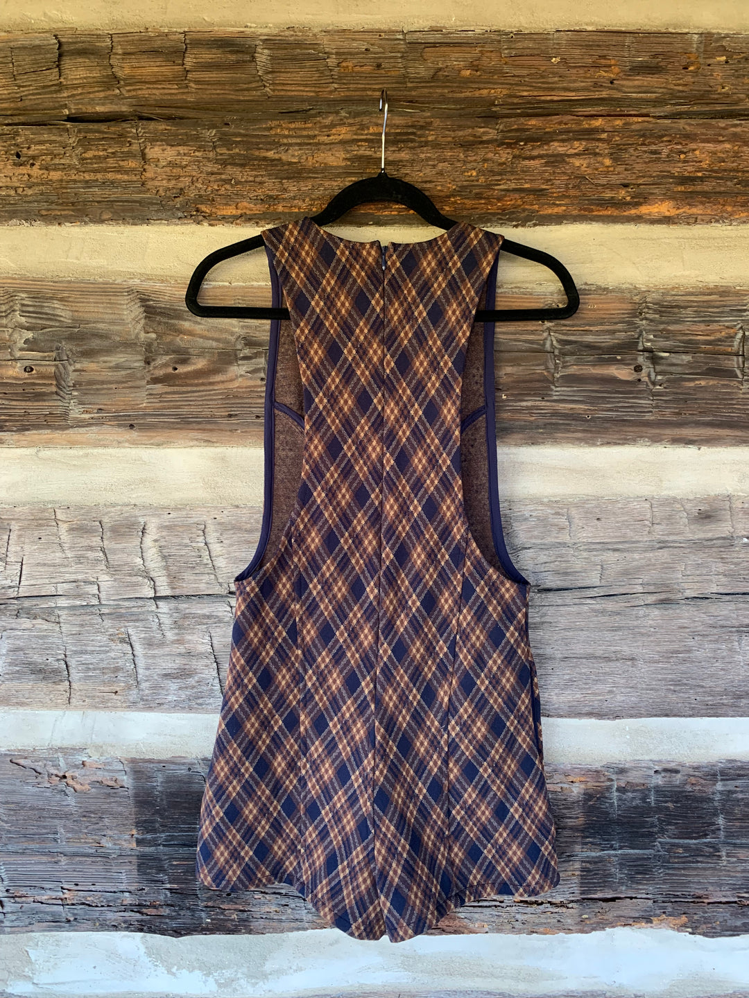 Merle Plaid Romper