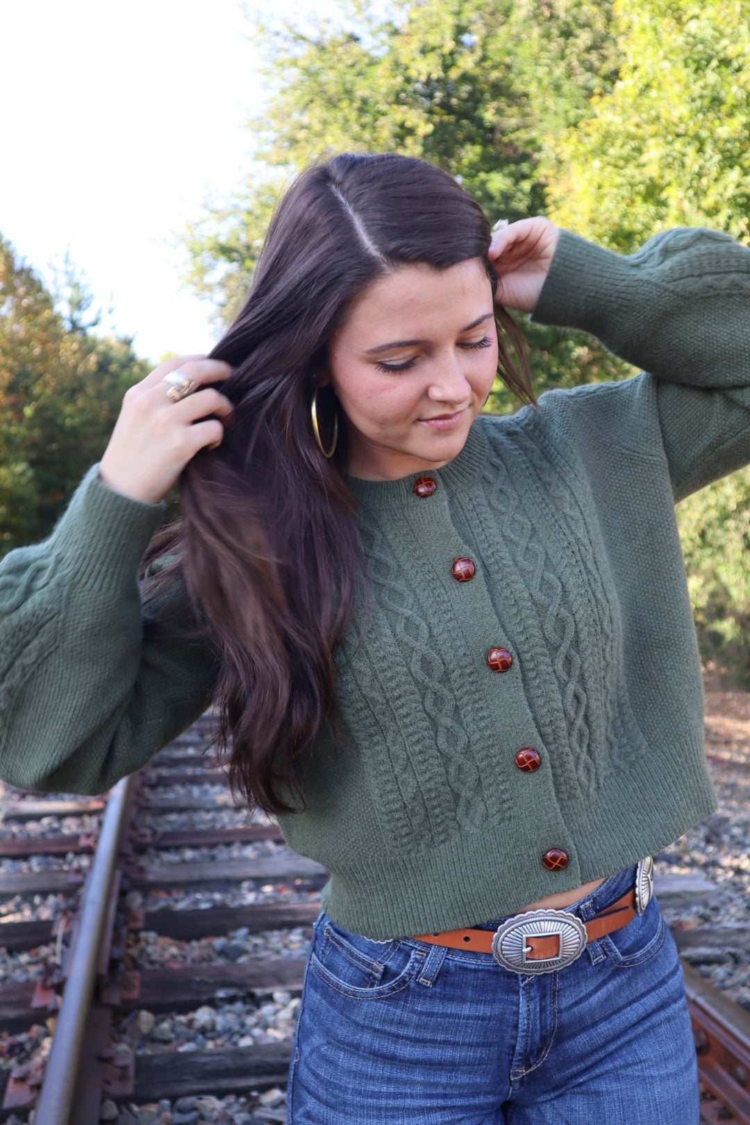 Genevieve Cable Knit Sweater