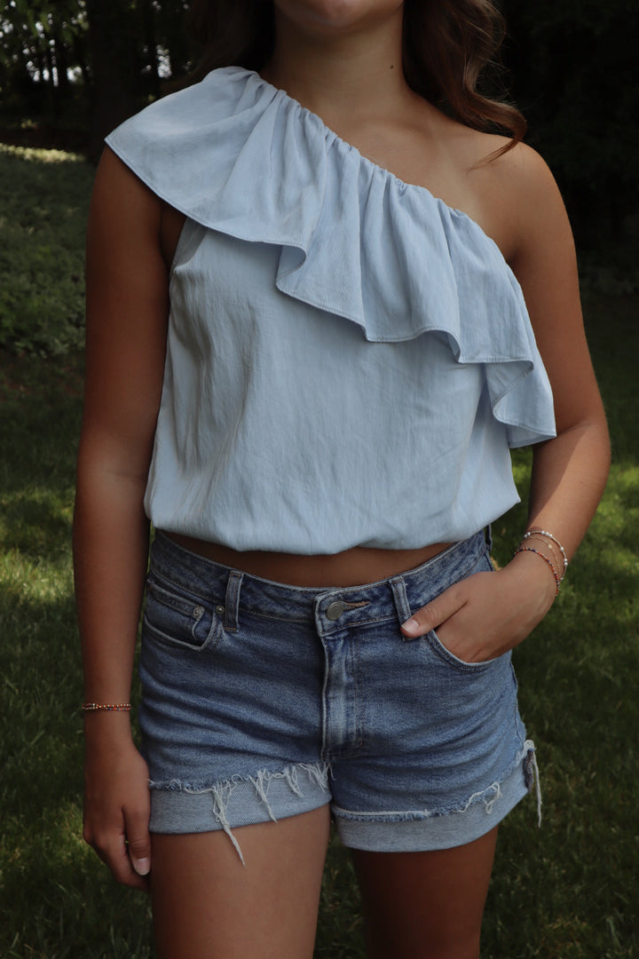 Carolina Ruffle Top