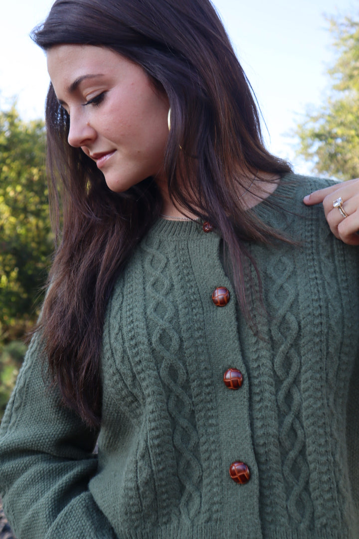 Genevieve Cable Knit Sweater