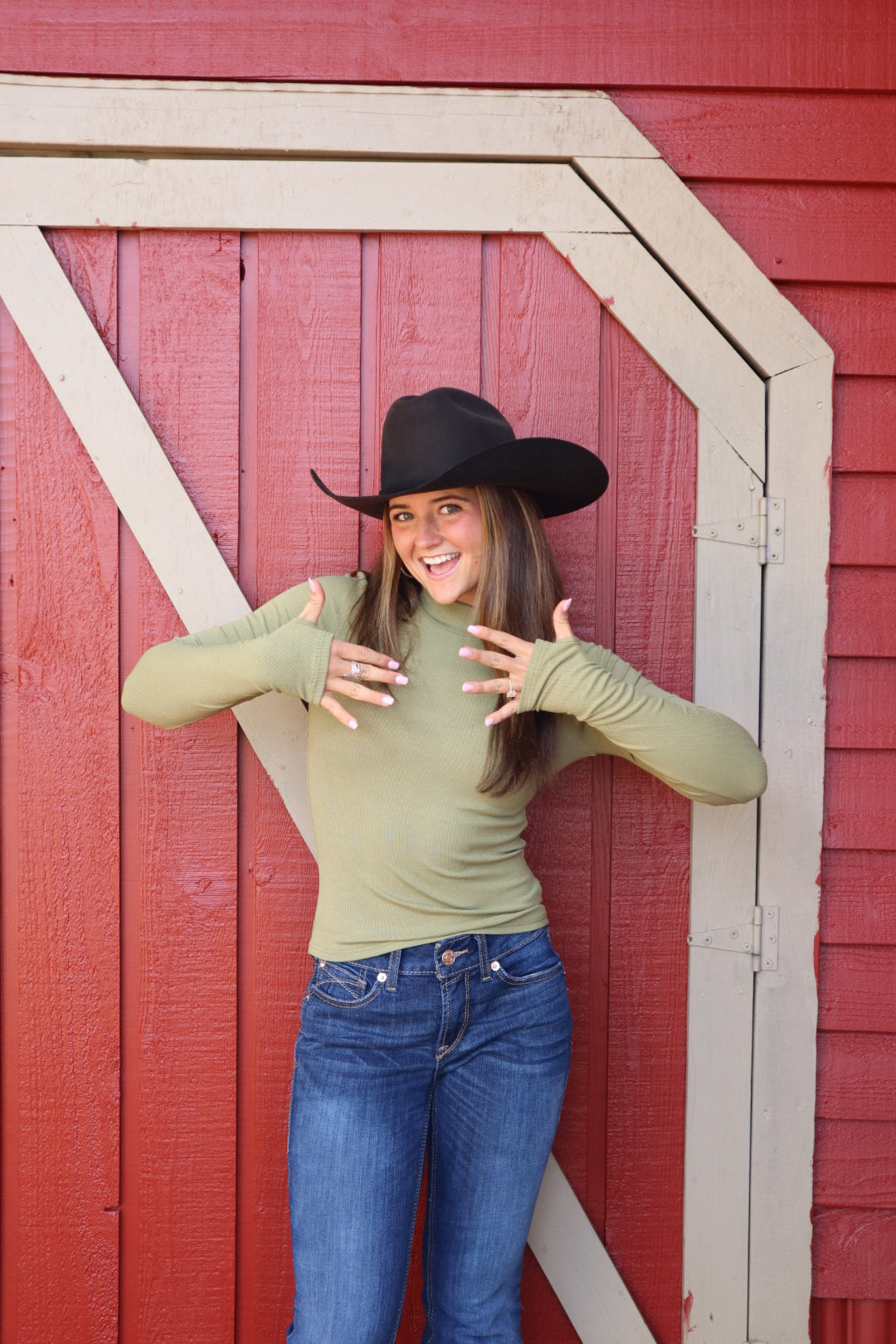 Vera Long Sleeve Mock neck Top