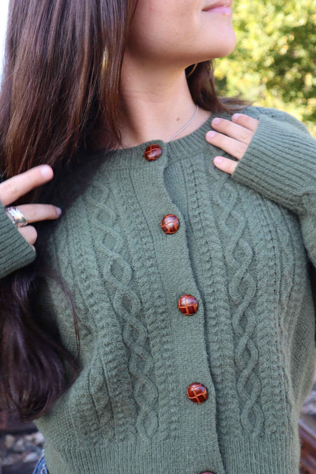 Genevieve Cable Knit Sweater
