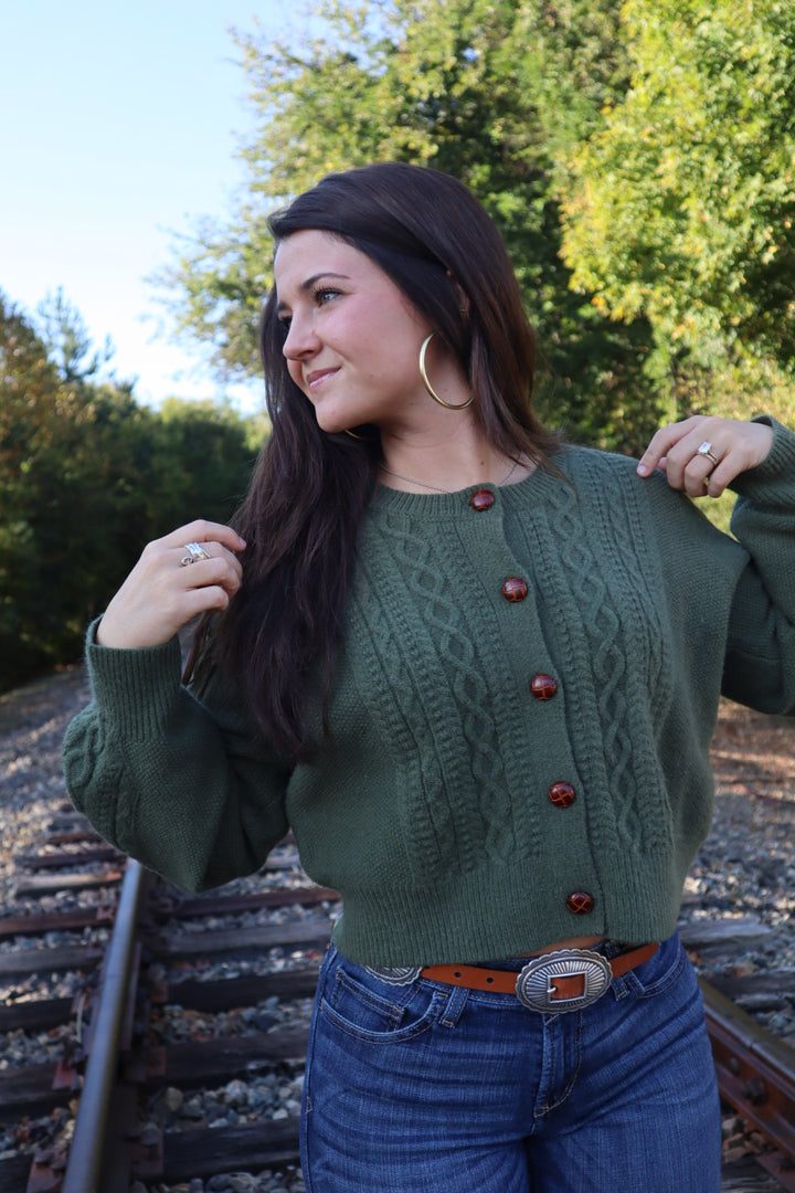 Genevieve Cable Knit Sweater