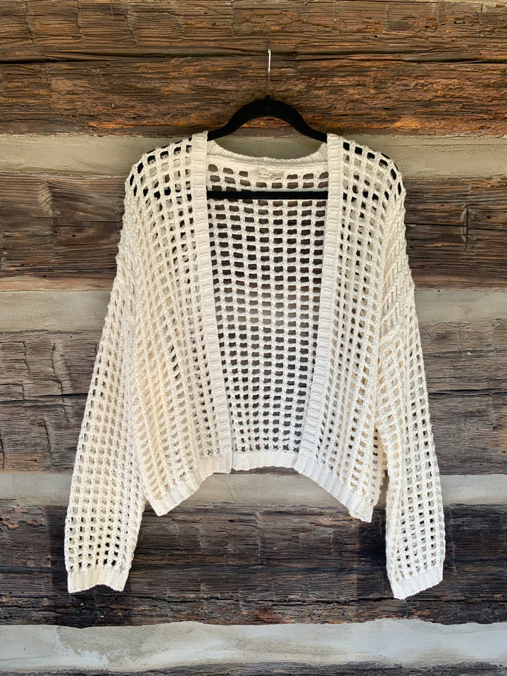 Nora Crochet Cardigan