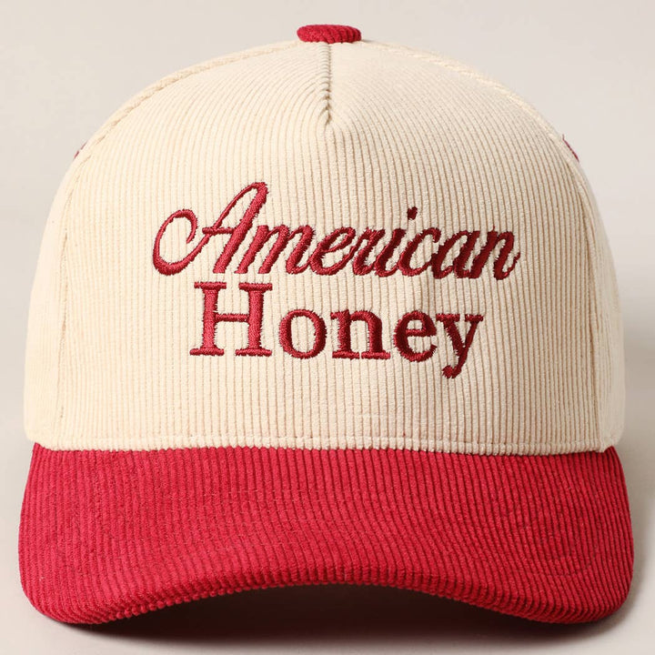American Honey Corduroy Trucker Hat