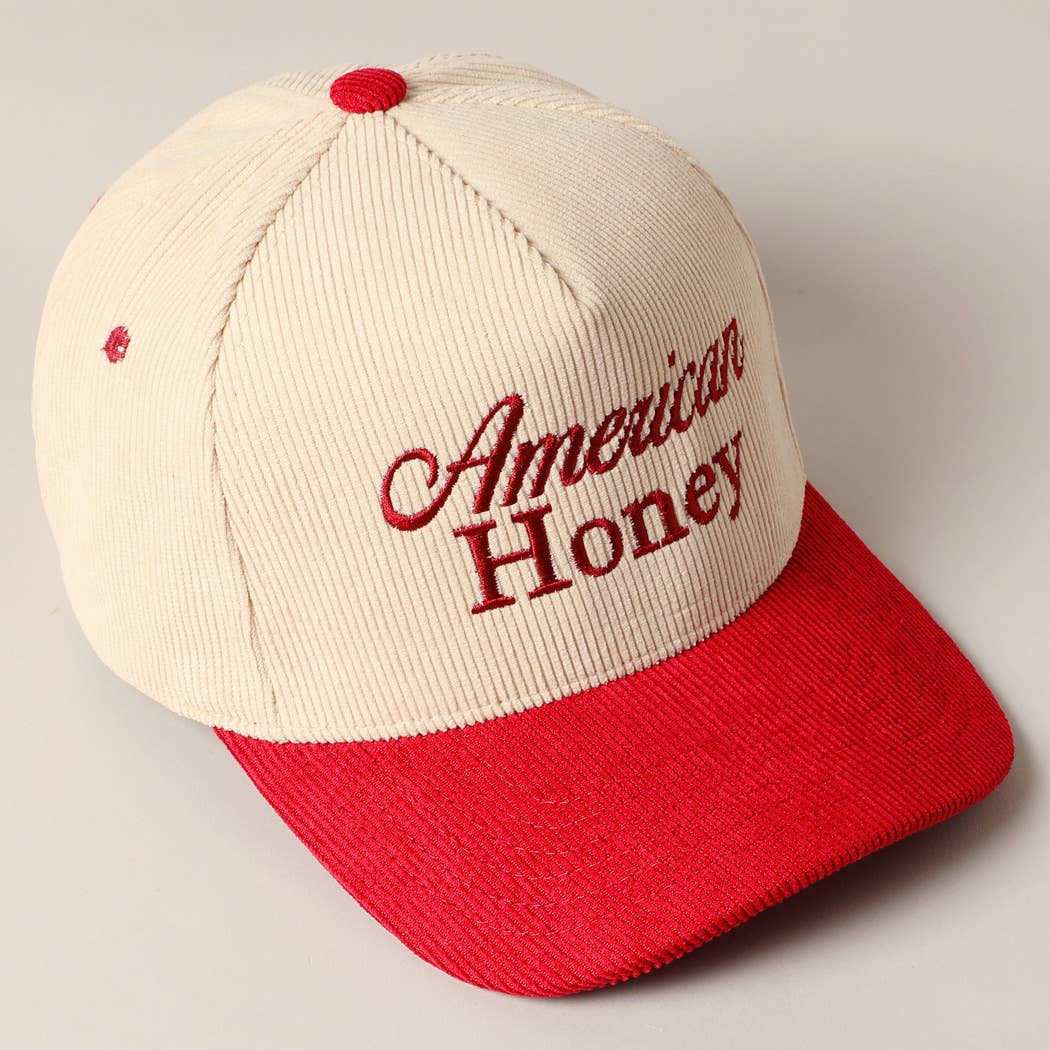 American Honey Corduroy Trucker Hat