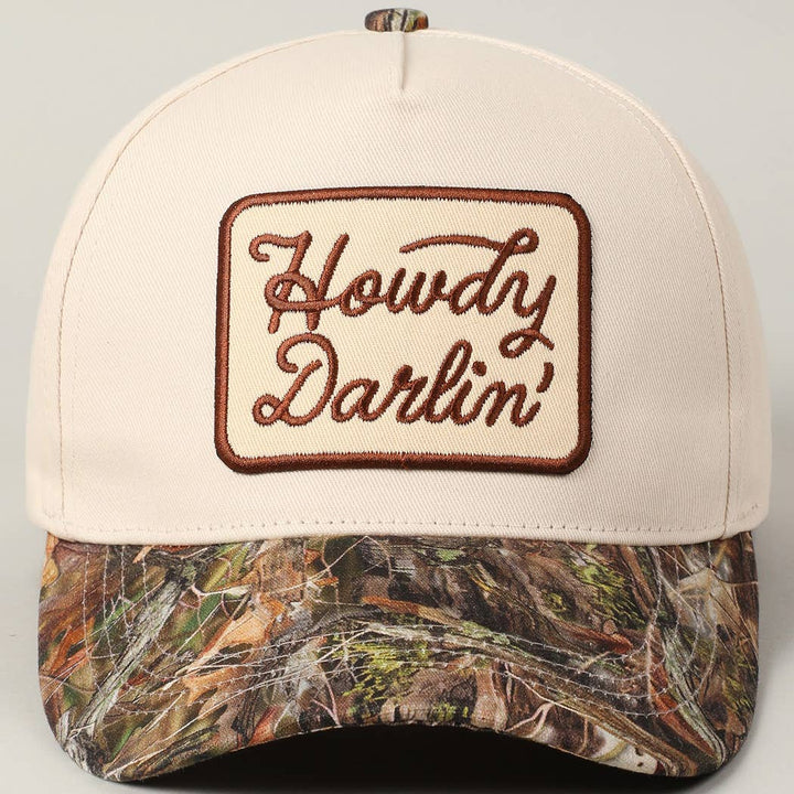 Howdy Darlin' Camo Trucker Hat