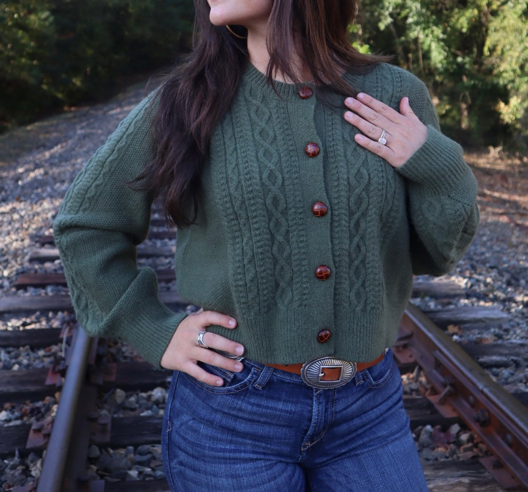 Genevieve Cable Knit Sweater