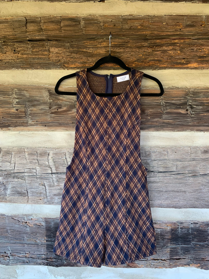 Merle Plaid Romper
