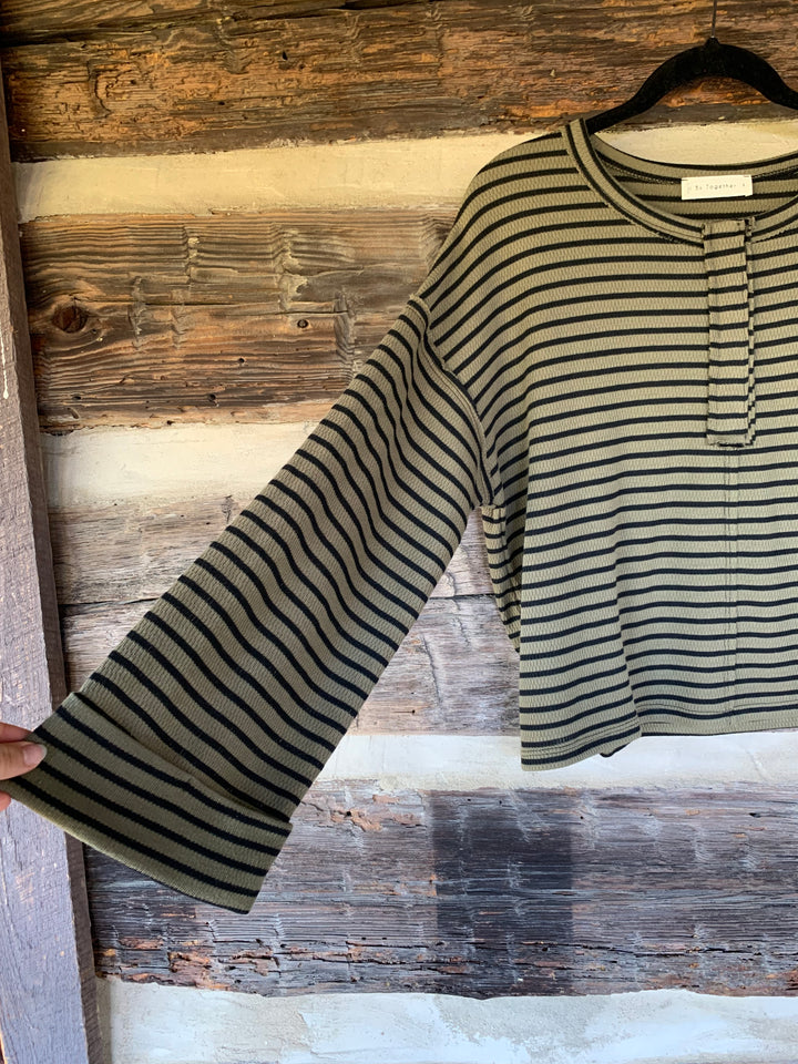 Ember Striped Long Sleeve Shirt