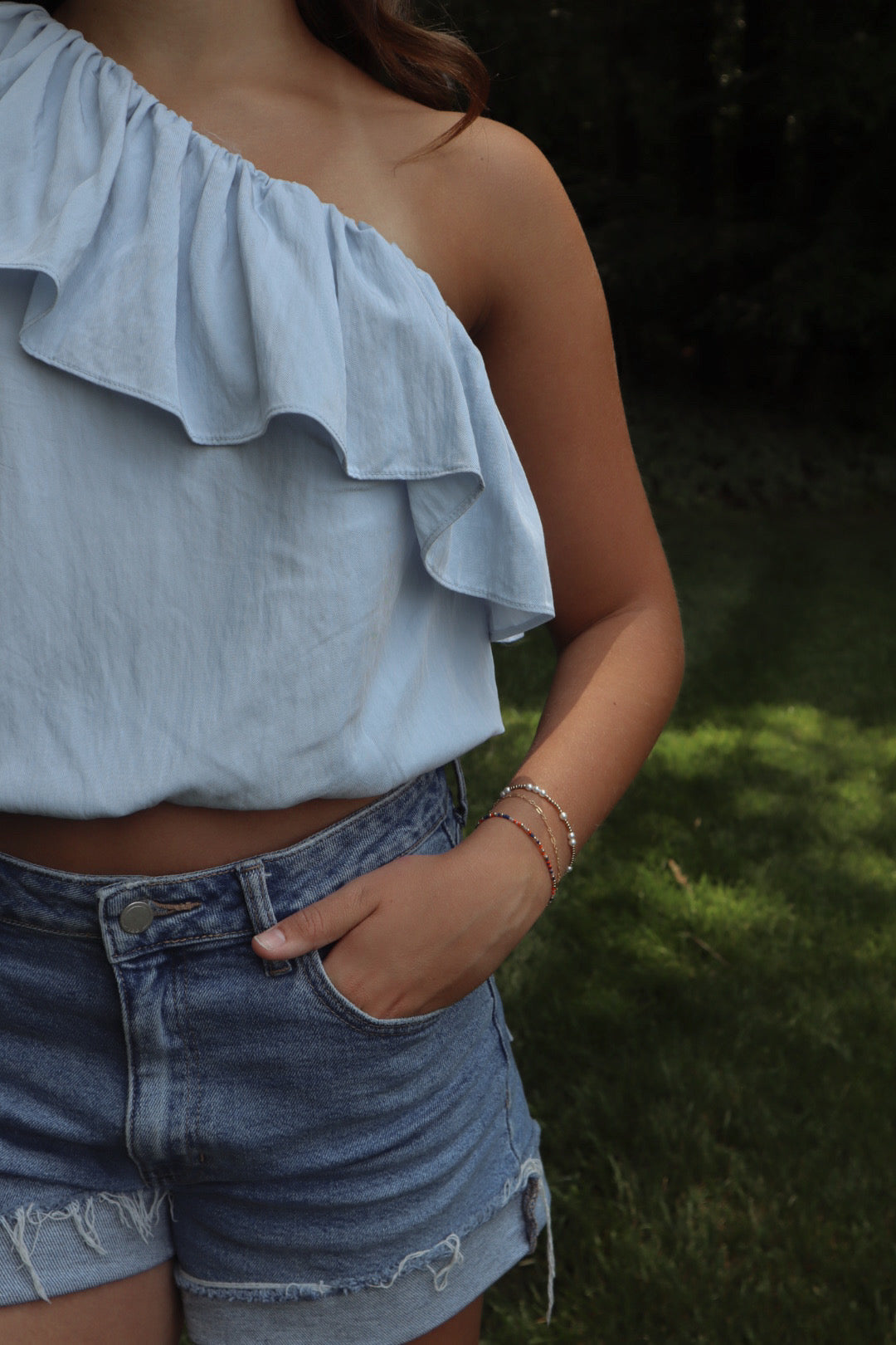 Carolina Ruffle Top