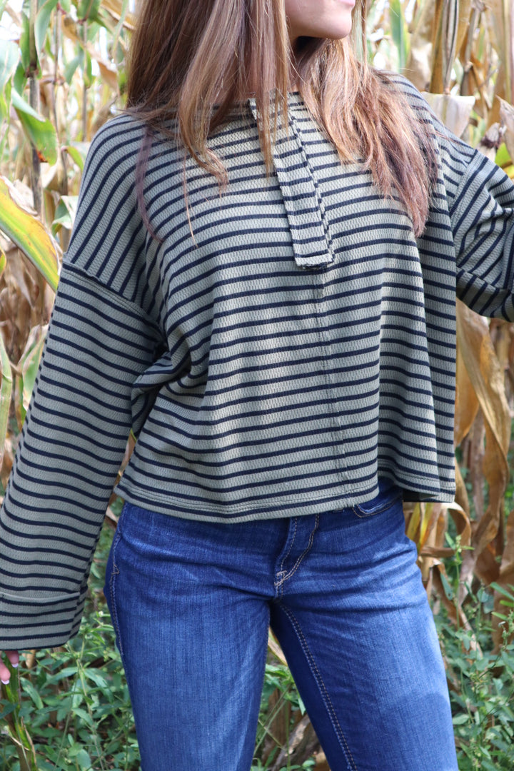Ember Striped Long Sleeve Shirt