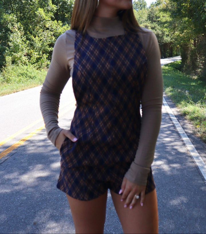 Mabel Taupe Turtleneck Top