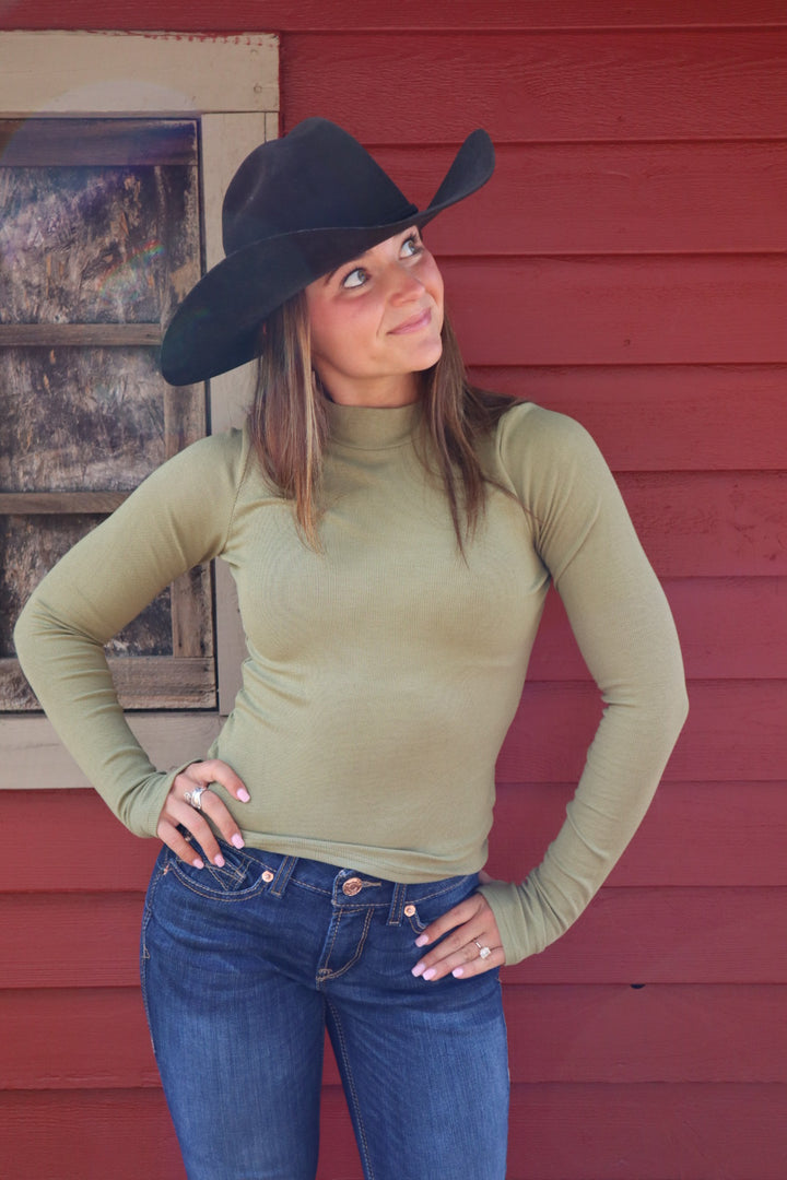 Vera Long Sleeve Mock neck Top