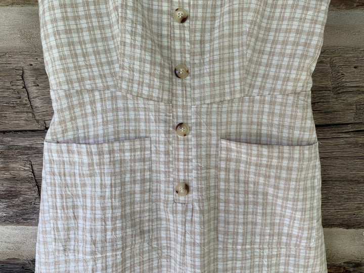 Maple Plaid Romper