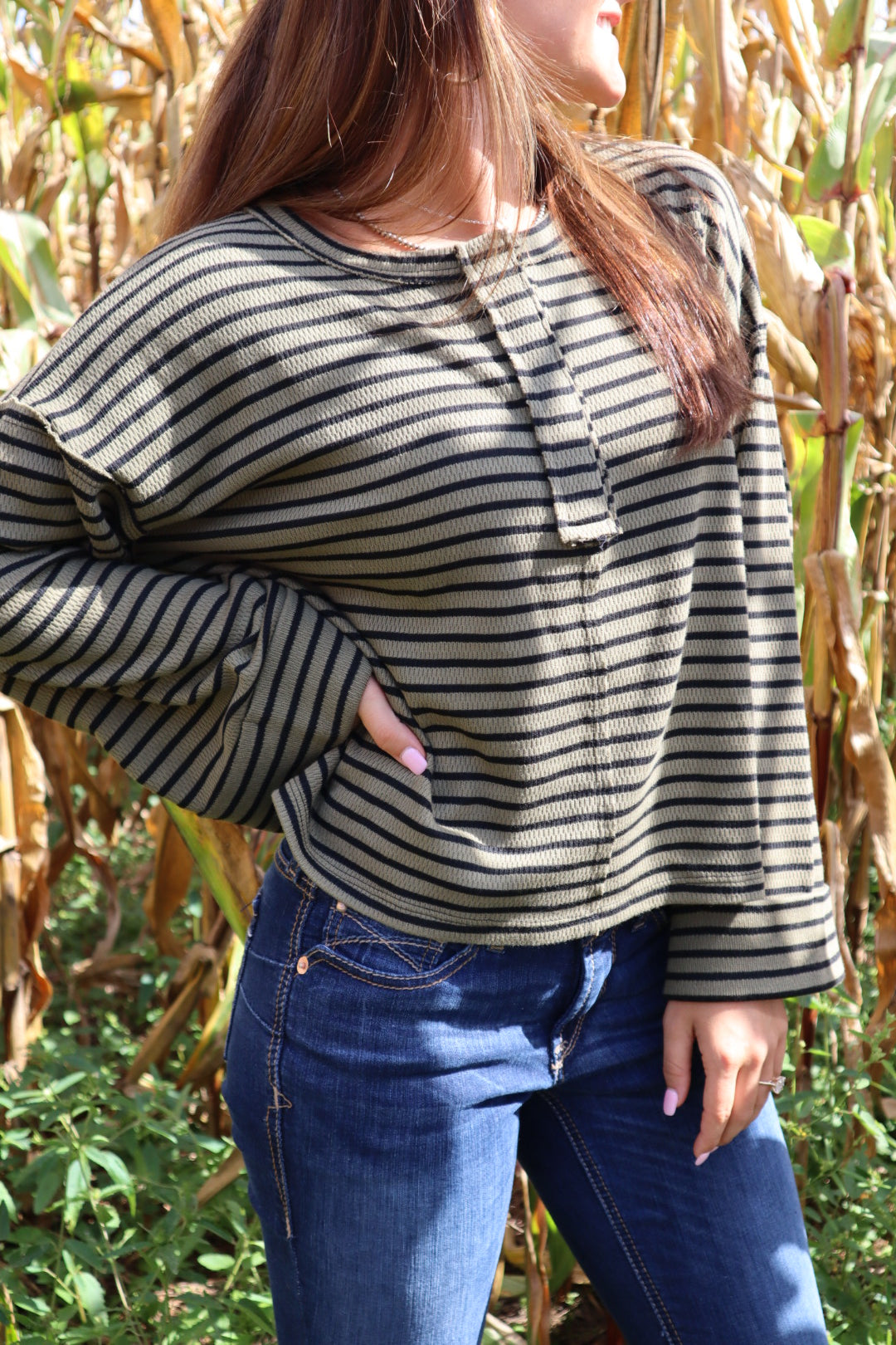 Ember Striped Long Sleeve Shirt