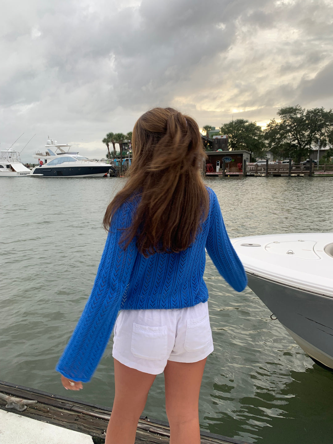 Grotto Pointelle Sweater