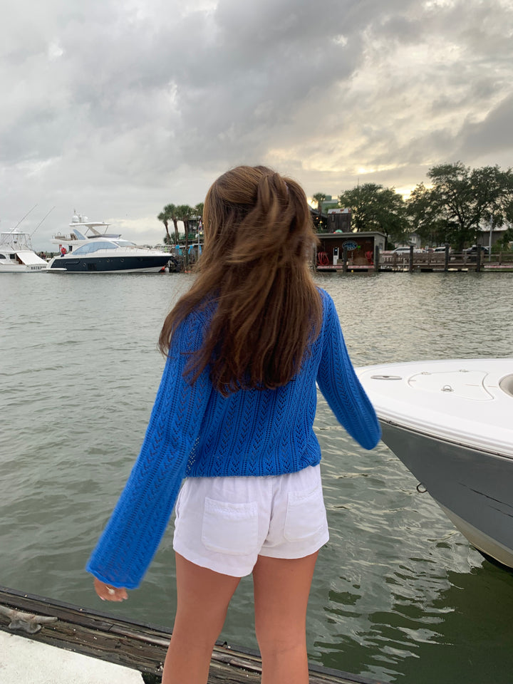 Grotto Pointelle Sweater