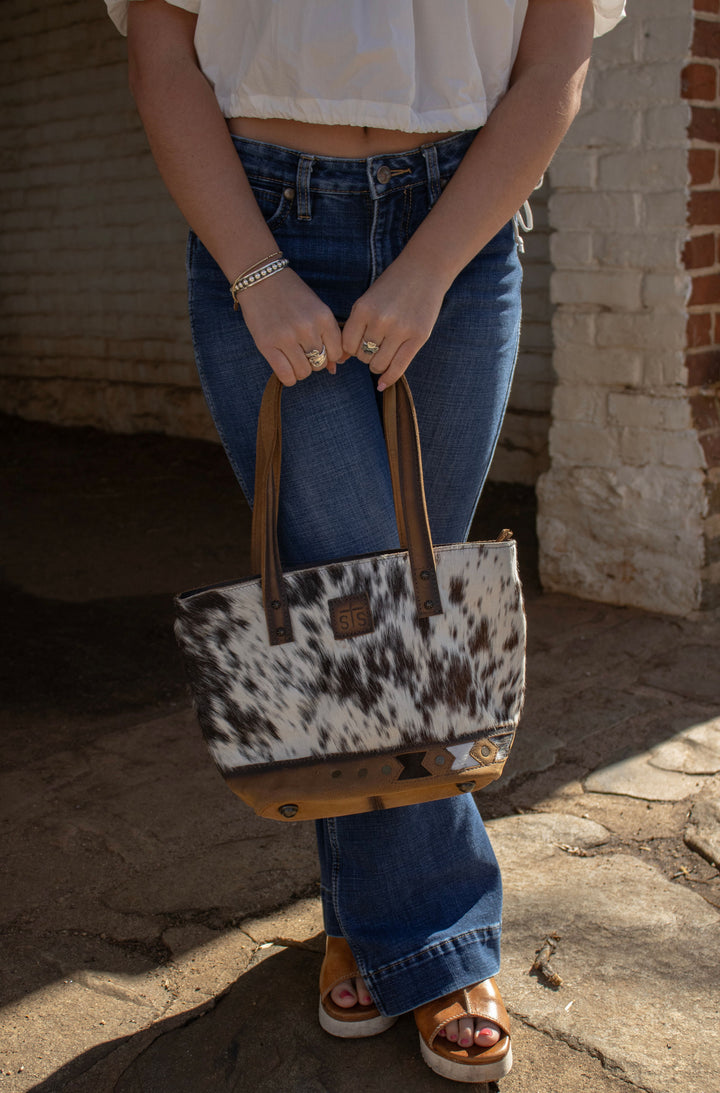 STS Cowhide Small Tote