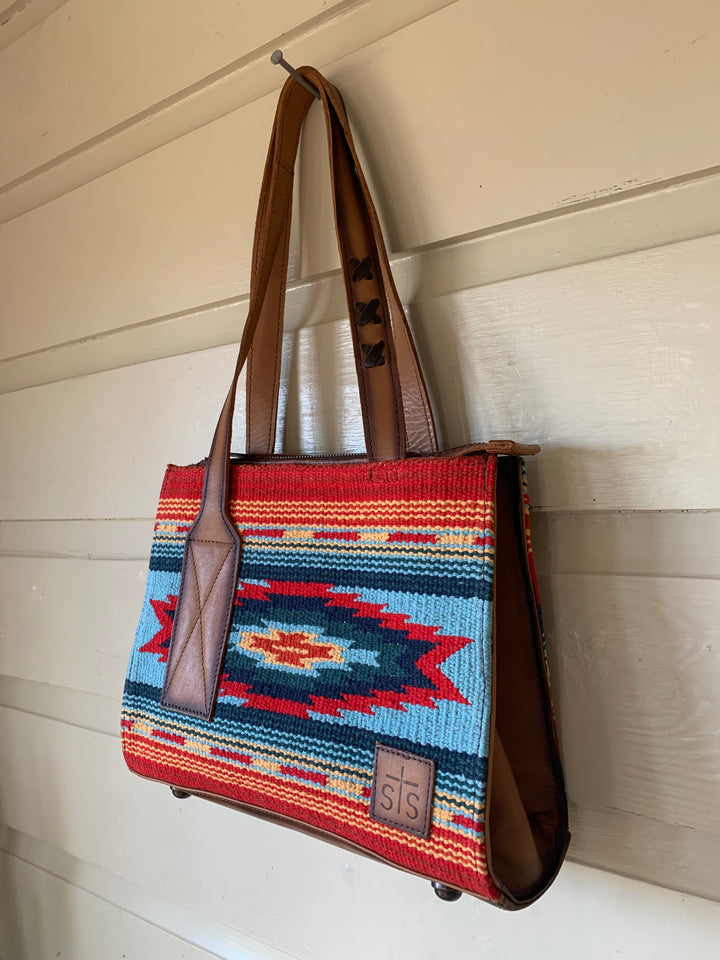 STS Chaylee Valley Serape Ruby Purse