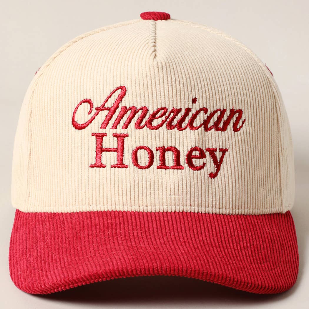 American Honey Corduroy Trucker Hat