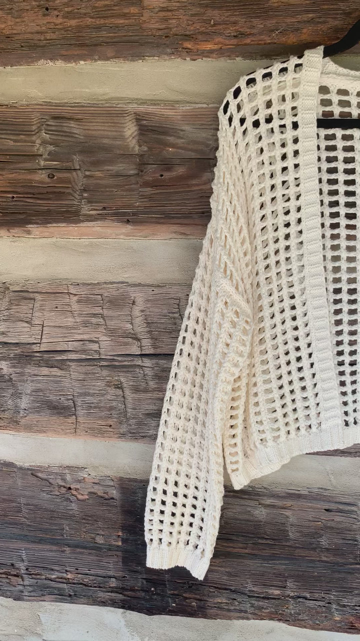 Nora Crochet Cardigan